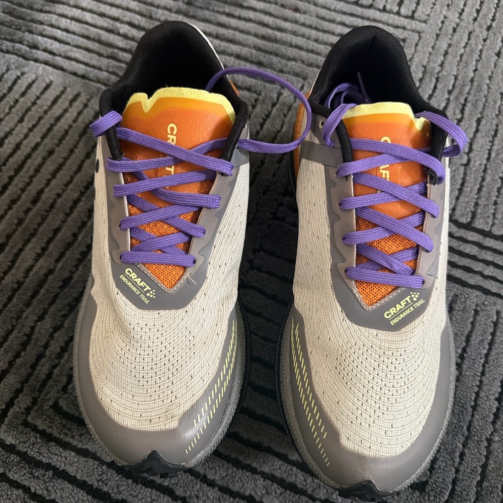 Merrell Women's Athletic Shoe - Gray with Orange & Purple - Picture 3 of 6